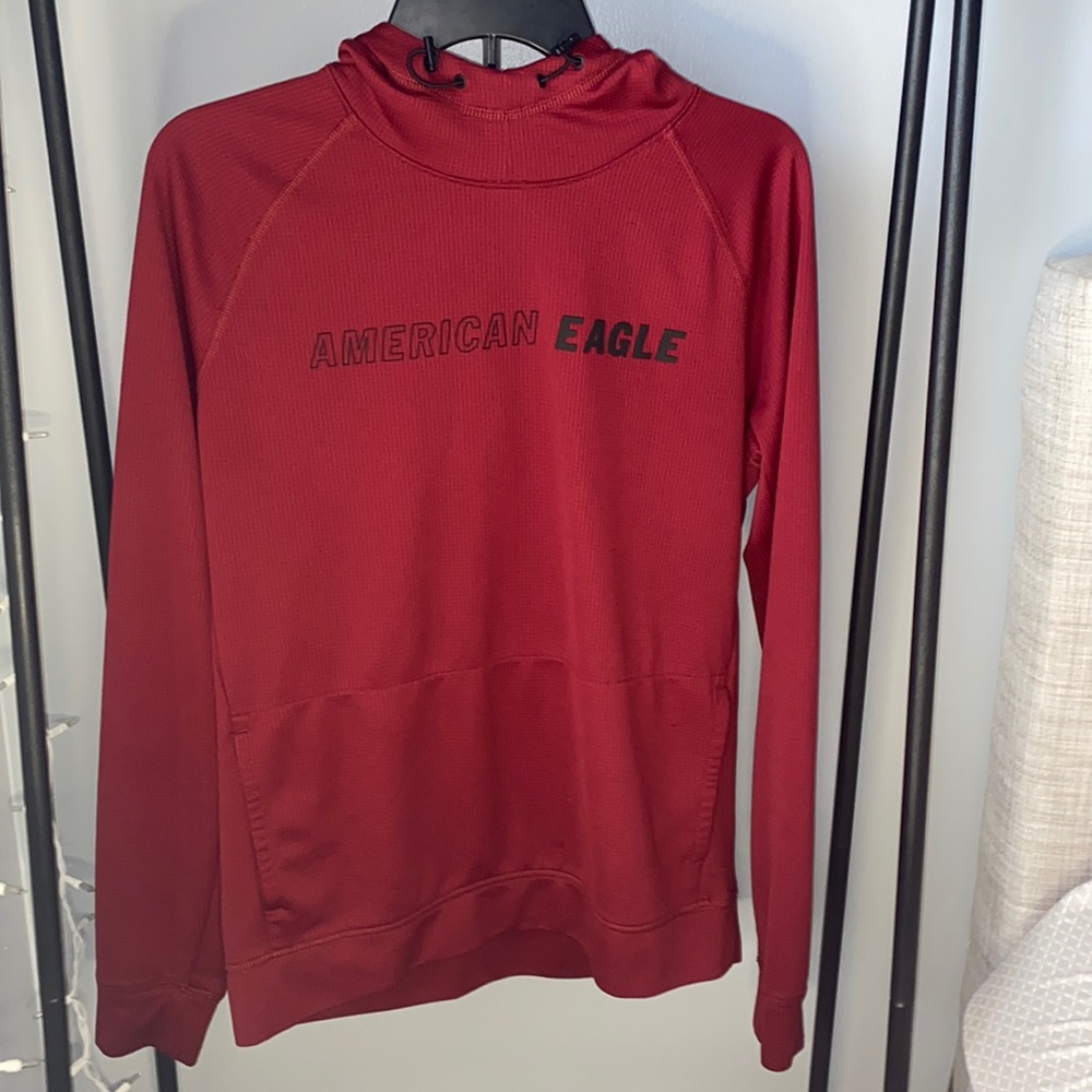 Red American eagle sweatshirt